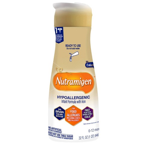 Enfamil Nutramigen Hypoallergenic Ready to Feed Infant Formula Bottle - 32 fl oz - image 1 of 4