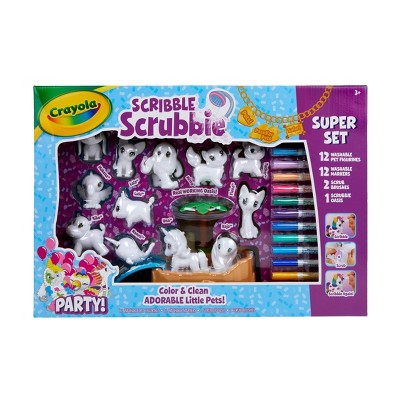 Crayola Scribble Scrubbie Pets Super Confetti Party Set