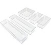 Sorbus Clear Drawer Organizers, Multi-Purpose Bins for Makeup, Vanity Organization, and more - 3 of 4