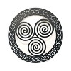 Slickblue Celtic Metal Wall Art – 12" Round Hanging Decor in 8 Irish Designs & 4 Finish Options for Home - 2 of 4