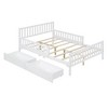 CAVINAS Twin Size Wood Platform Bed Frame with Headboard, Space-Saving Storage Bed, Bed with Guardrails on Both Sides & 2 Storage Drawers - 2 of 4