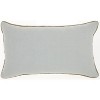 HomeRoots 12" X 20" Periwinkle Cotton Throw Pillow - 4 of 4