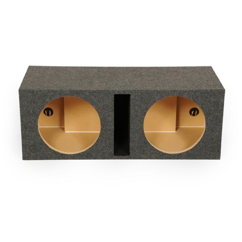 Dual 10 inch clearance subwoofer box ported