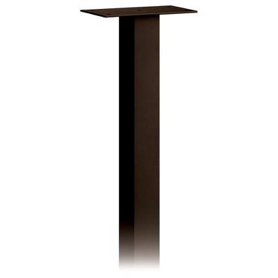 Standard Pedestal - In-Ground Mounted - For Roadside Mailbox - Bronze