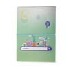 Unique Bargains Cartoon Airplane Landmark Passport Holder Light Green 1 Pc - 4 of 4