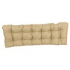 Blazing Needles, 60-inch by 19-inch Tufted Solid Outdoor Spun Polyester Loveseat Cushion - 3 of 3