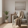 Cotton Throw Bronze Textured Weave – 46x67" by Manual Woodworkers and Weavers - 3 of 3
