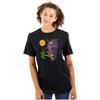 Funny Halloween Surfing Skeleton Graphic T Shirt Men or Women Brisco Brands - 3 of 4