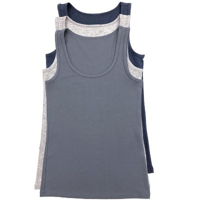 Felina Stretch Layering Womens Tank Top - Seamless Cotton Tank Top for Women, Workout Top (3-Pack)