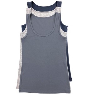 Felina Stretch Layering Womens Tank Top - Seamless Cotton Tank Top for Women, Workout Top (3-Pack) - 1 of 1