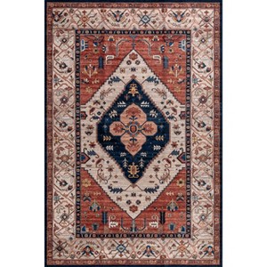 Nuloom Amelia Pet Friendly Machine Washable Tropical Area Rug - 1 of 4
