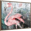 Amanti Art Pop Art - Flamingo by Inner circle Framed Canvas Wall Art - 3 of 4