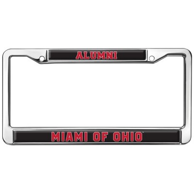 Miami University Alumni Logo Full Size Standard License Plate Metal Frame