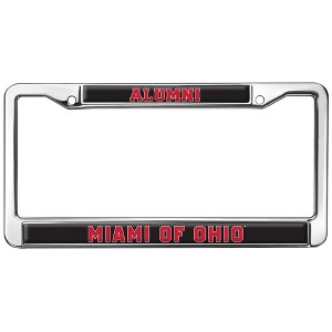 Miami University Alumni Logo Full Size Standard License Plate Metal Frame - 1 of 4