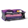 iMountek Women Lady Travel Insert Handbag Organiser Makeup Bags Toiletry Purse Liner w/Hand Strap Purple - 3 of 3