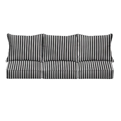 deep seat outdoor loveseat cushions