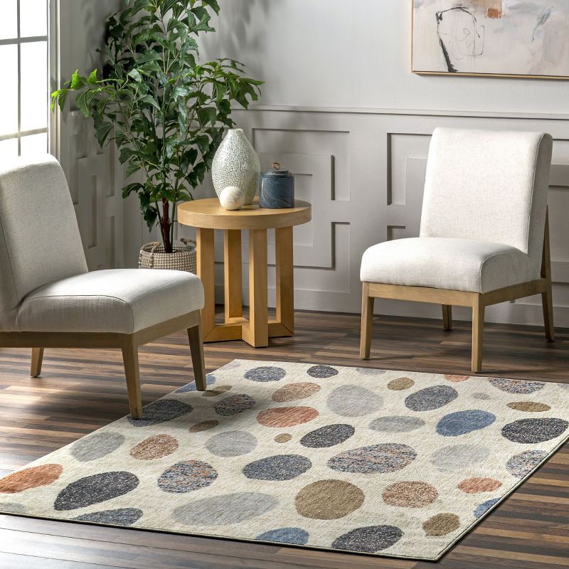 Libby Colorful Pebbles Kids Area Rug, 3 of 11