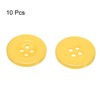 Unique Bargains Resin Craft DIY Round Flat 4-Hole Replacement Sewing Buttons 10 Pcs - 3 of 4