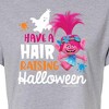 Women's - Trolls - Have A Hair Raising Halloween Poppy Cropped Graphic T-Shirt - 2 of 4