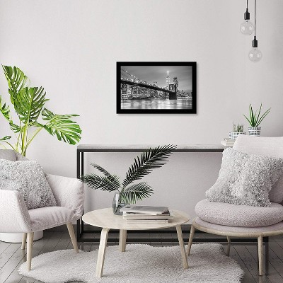Americanflat Picture Frame with shatter-resistant glass - Wall Mounted Horizontal and Vertical Formats