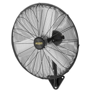 ROVSUN 30 Inch Industrial Wall Mounted Fan, Max 10600 CFM High Velocity Wall Mount Fan w/ 3 Speed Settings, Aluminum Blade & Dual Ball Bearing Motor - 1 of 4