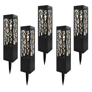 Westinghouse 30 Lumens LED Solar Bollard Set – 5-Pack (3000K Warm White) - 1 of 1