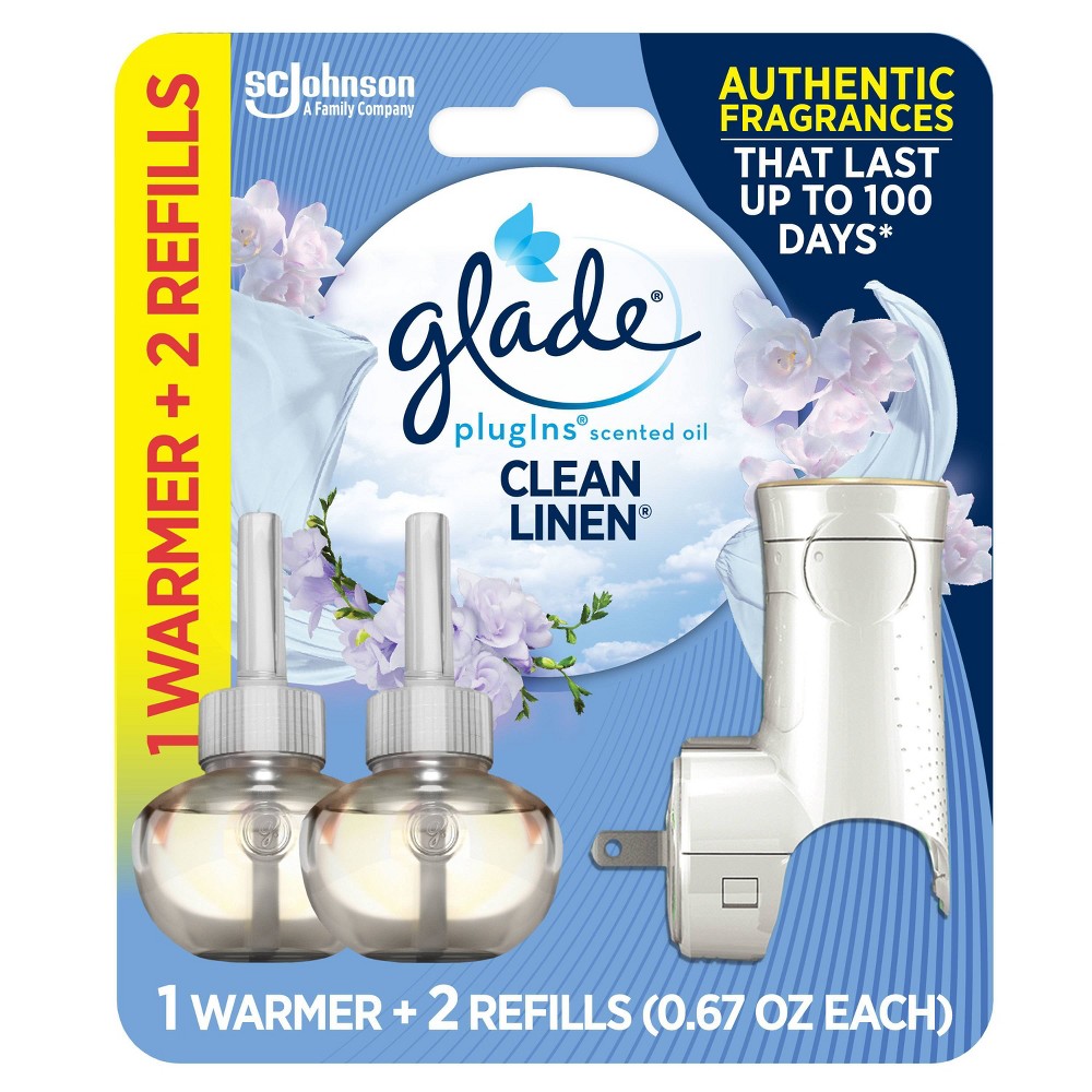 UPC 046500775666 product image for Glade Piso Clean Linen Refills + Warmer Air Freshener - 1.34 fl oz | upcitemdb.com