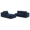 GDFStudio Cynthia Modern Minimalist Style  L-Shape Modular Floor Sectional Sofa - 2 of 4