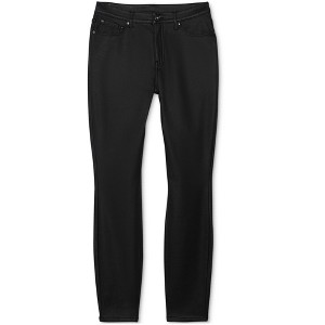 I.N.C International Concepts Womens Novelty Denim Coated Curvy Fit Jeans, Black, 6 - 1 of 1