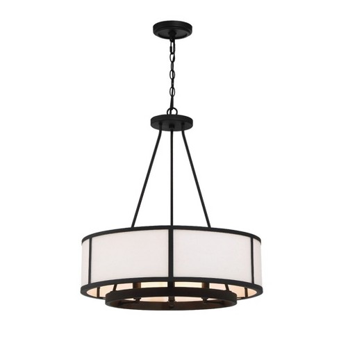 Crystorama Lighting Bryant 6 - Light Chandelier in  Black Forged - image 1 of 4