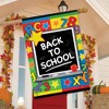 Back To School Chalklboard Fall House Flag ABC's Numbers 28"x40" Briarwood Lane - 4 of 4