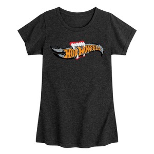 Girls' - Hot Wheels - Halloween Fitted Short Sleeve Graphic T-Shirt - 1 of 4