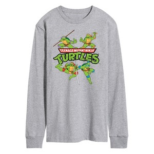 Men's - Teenage Mutant Ninja Turtles - Ninja Turtles Long Sleeve Graphic T-Shirt - 1 of 4