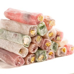 Eastanbul Turkish Delight Candy Sticks Pistachio Filled, Wick Lokum, 8.8 oz - 1 of 4