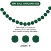 Unique Bargains Party Decorative Polyester Yarn Pom Pom Ball Garlands 3 Pcs - 2 of 4