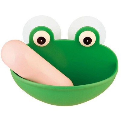 Chery Life Cute Frog Bathroom Strong Chuck Soap Holder, Soap Dish for Kids