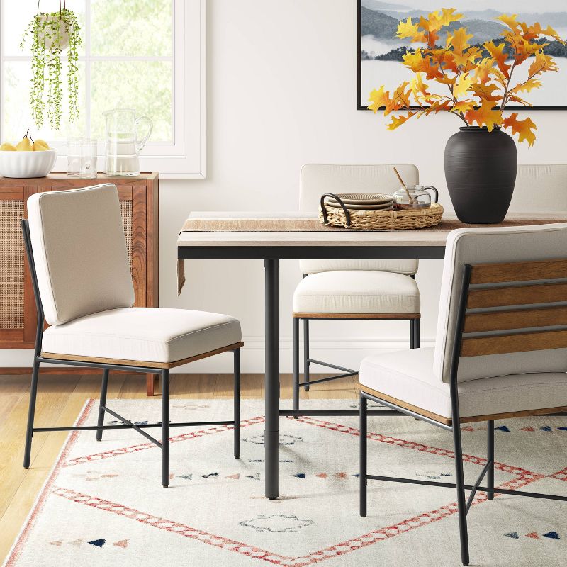 Parkton Mixed Material Dining Chair - Threshold&#8482;, 3 of 9