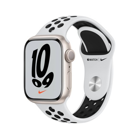 Apple Watch Nike Series 7 Gps, 45mm Starlight Aluminum Case With 