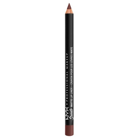 Nyx Professional Makeup Suede Matte Velvet Smooth Lip Liner - Vegan Formula  - Cold Brew - 0.03oz : Target