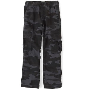 The Children's Place Boys Uniform Twill Woven Pull On Cargo Pants - 1 of 2