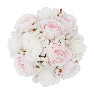 YIYIBYUS Artificial Flower Balls, Arrangement Bouquet Wedding Centerpieces for Tables Decorations - 1 of 4
