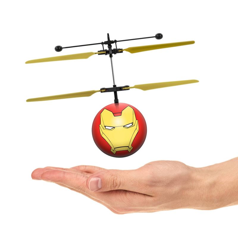 World Tech Toys Marvel Avengers Iron Man IR UFO Ball Helicopter, 2 of 4