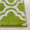 Modern Calipso Lattice Trellis Bright Kids Room Carpet Soft Durable Area Rug - 3 of 4