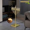 Chabad Style Hanukkah Menorah for Entryway, Living Room, Office, and Kitchen with LED Light Bulbs - image 2 of 4