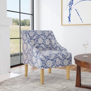 Classic Swoop Accent Armchair - HomePop - 1 of 4