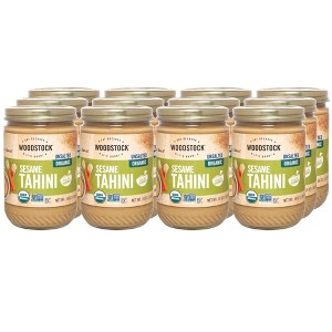 Woodstock Foods Unsalted Organic Sesame Tahini - Case of 12/16 oz - 1 of 4