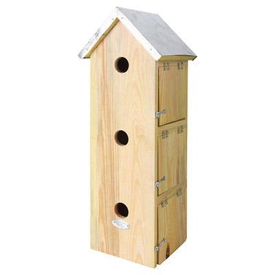 7.7" Starling Birdhouse Natural Wood - Beige - Esschert Design