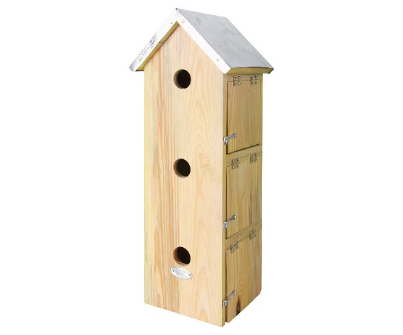 7.7" Starling Birdhouse Natural Wood - Beige - Esschert Design