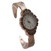Olivia Pratt Elegant Flower Detailed Face Bangle Women Watch - 3 of 3