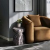 Meridian Furniture,Caserta Marble Finish Concrete End Table - 2 of 4